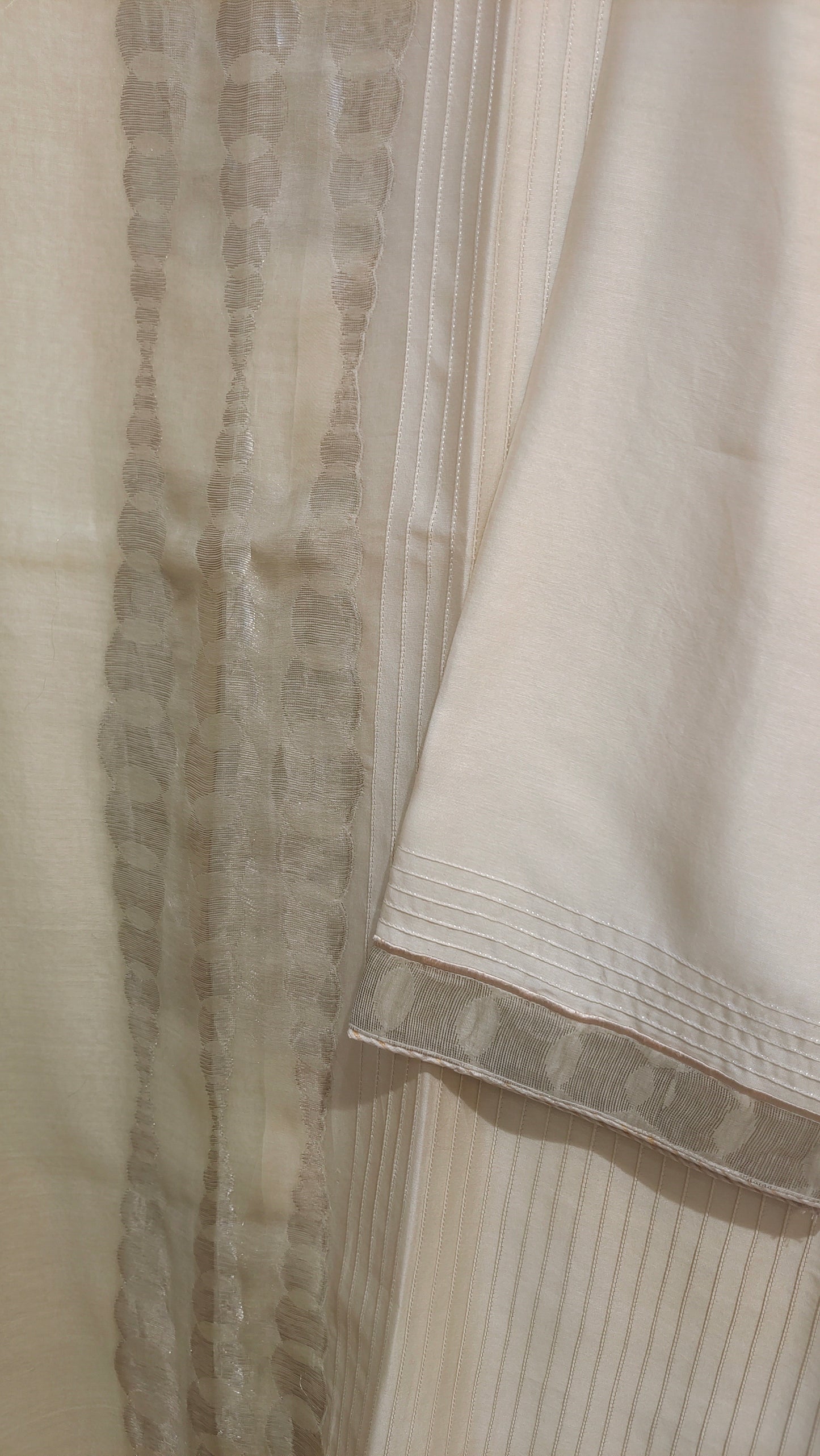 Semi Stitched Chanderi Casual kurta