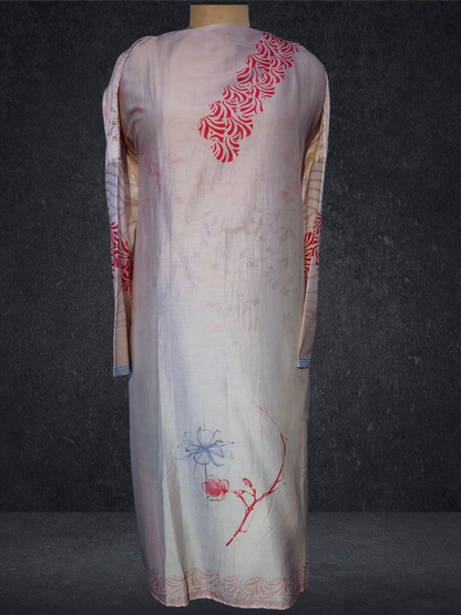 Semi Stitched Cotton Printed kurta (Copy) VISHAL KAPUR