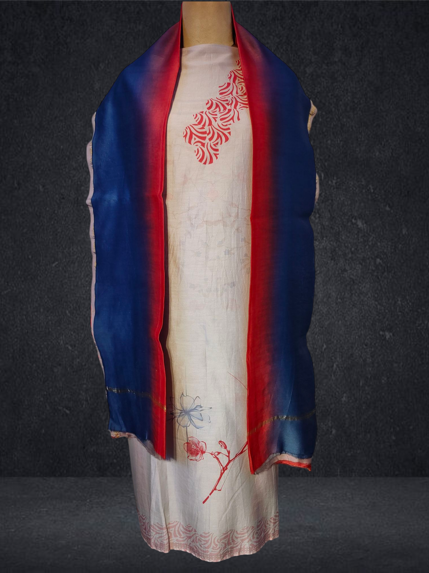 Semi Stitched Cotton Casual Suitset VISHAL KAPUR