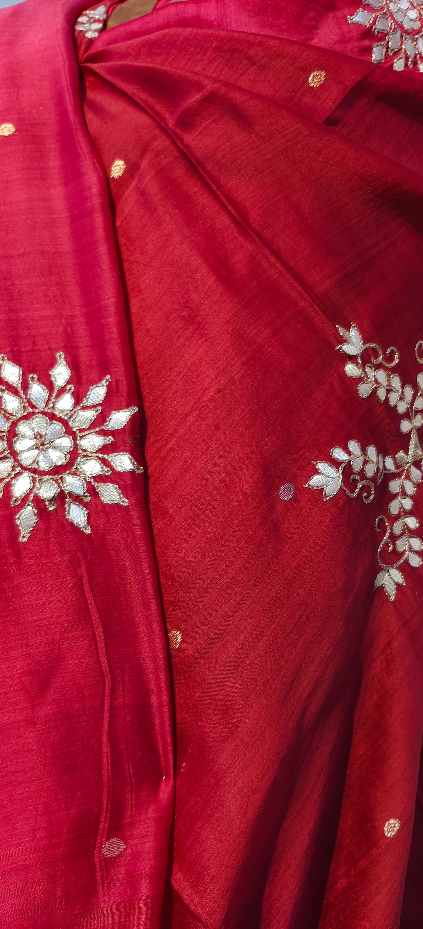 Semi Stitched Formal chanderi Suitset