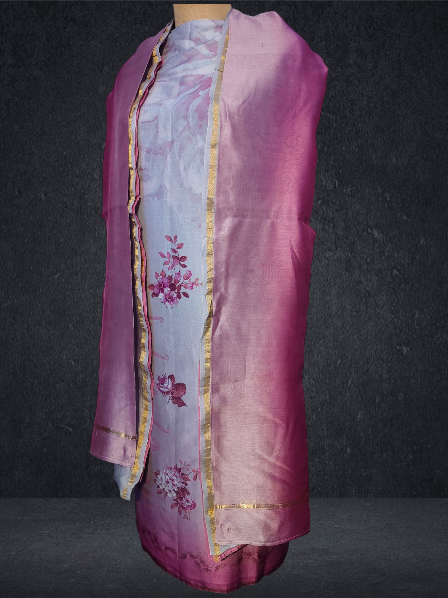 Semi Stitched Cotton Casual Suitset (Copy) VISHAL KAPUR
