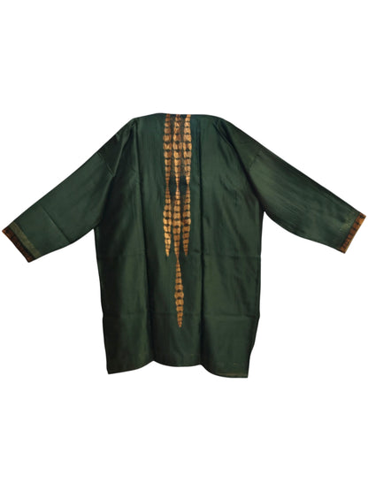 Semi Stitched Chanderi kurta