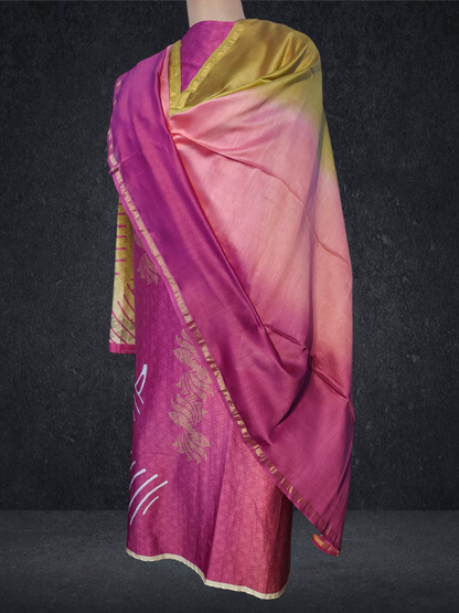Semi Stitched Cotton Casual Suitset VISHAL KAPUR
