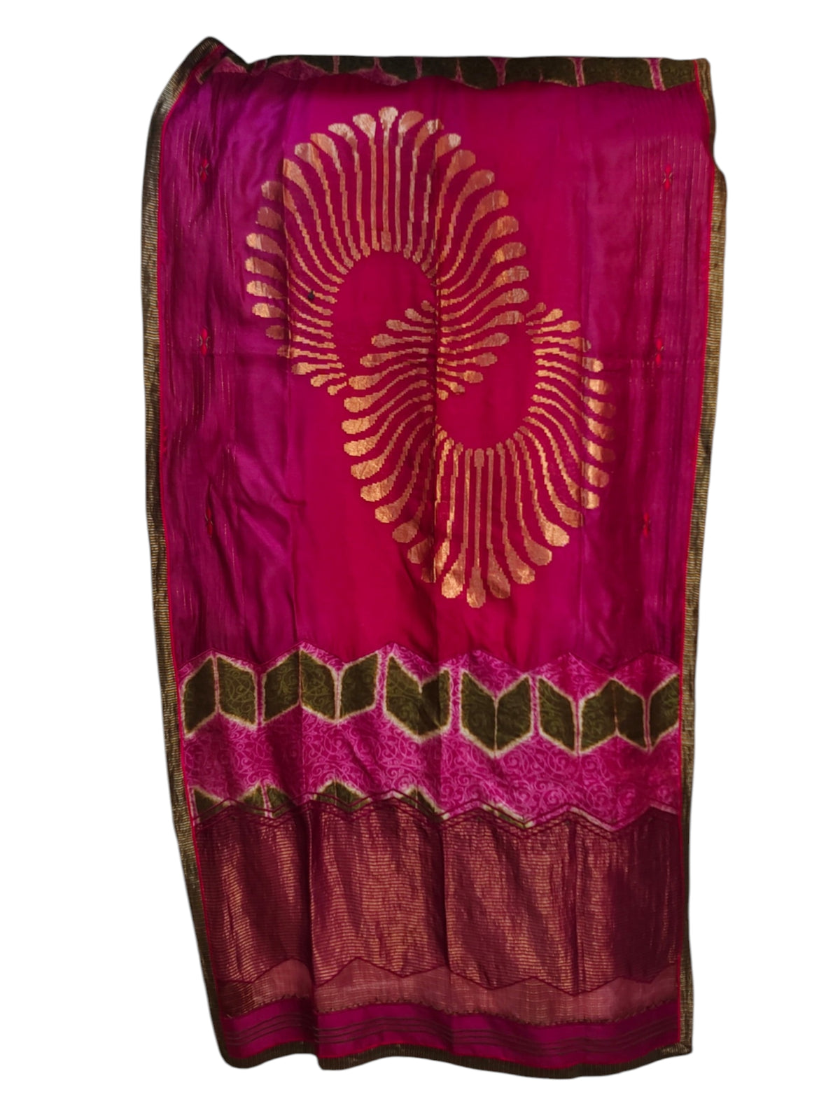 Semi Stitched Chanderi Formal Suitset