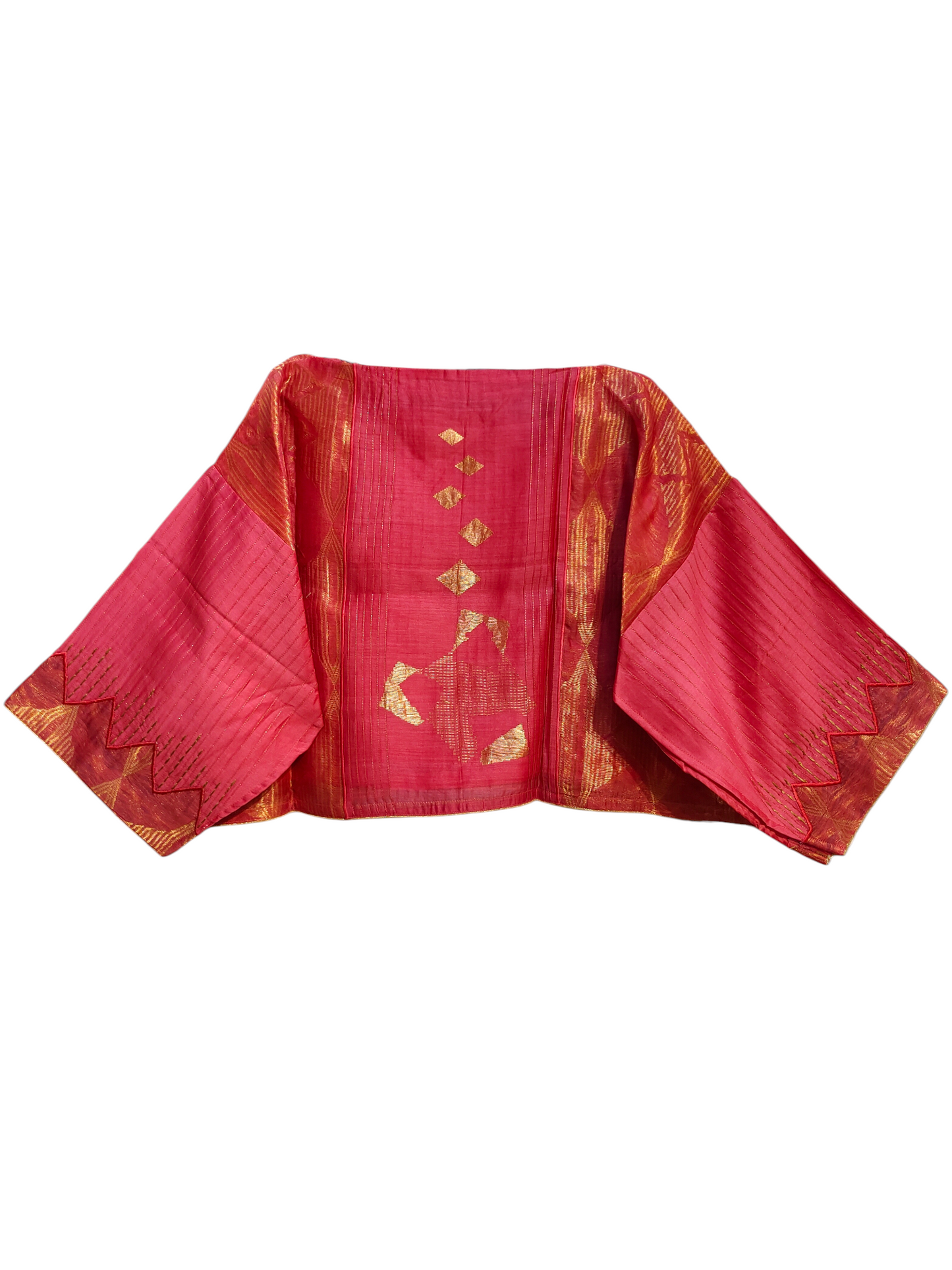 Formal Chanderi Zari Woven With Gota Saree