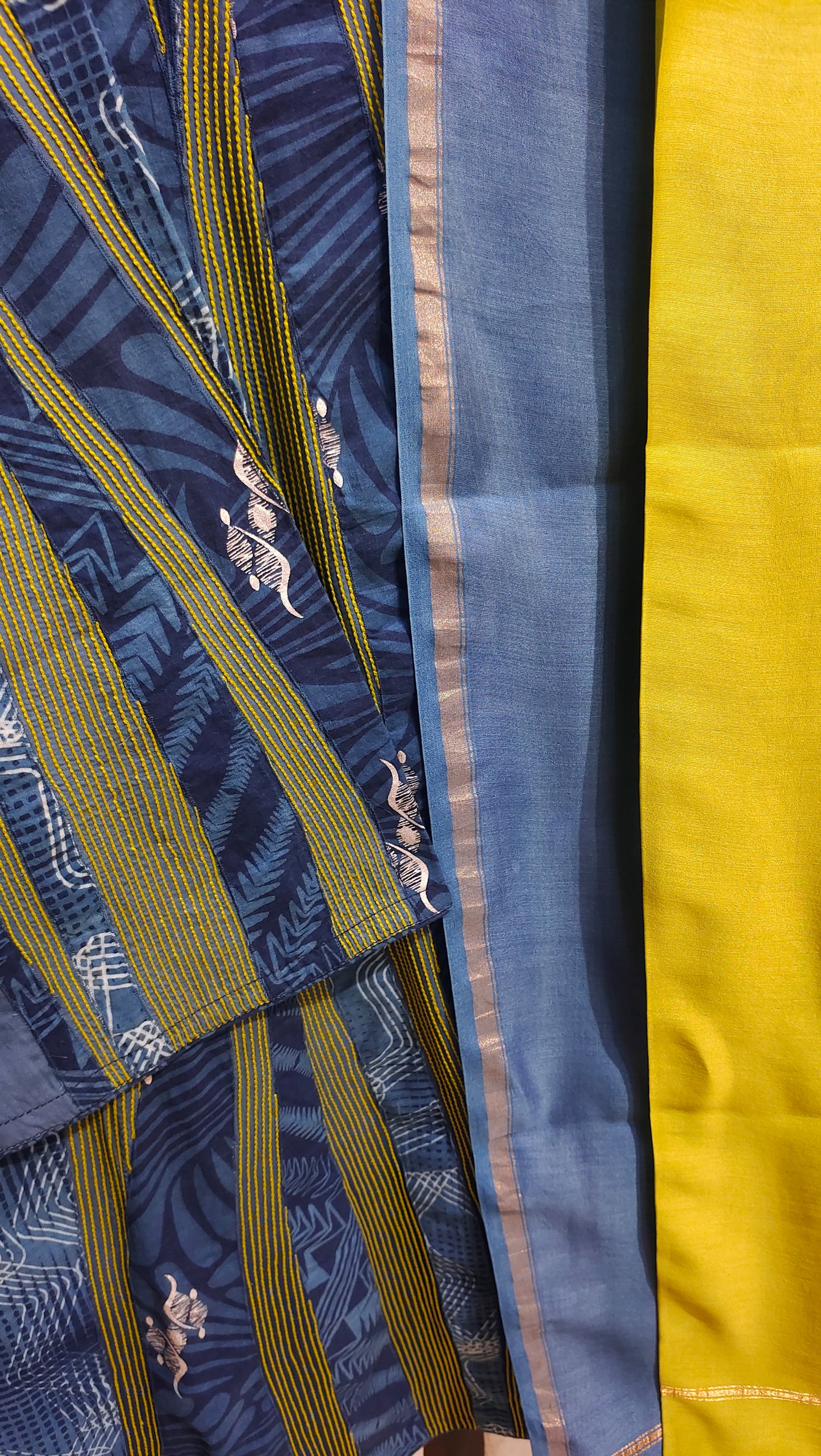 Semi Stitched Cotton Casual Suitset