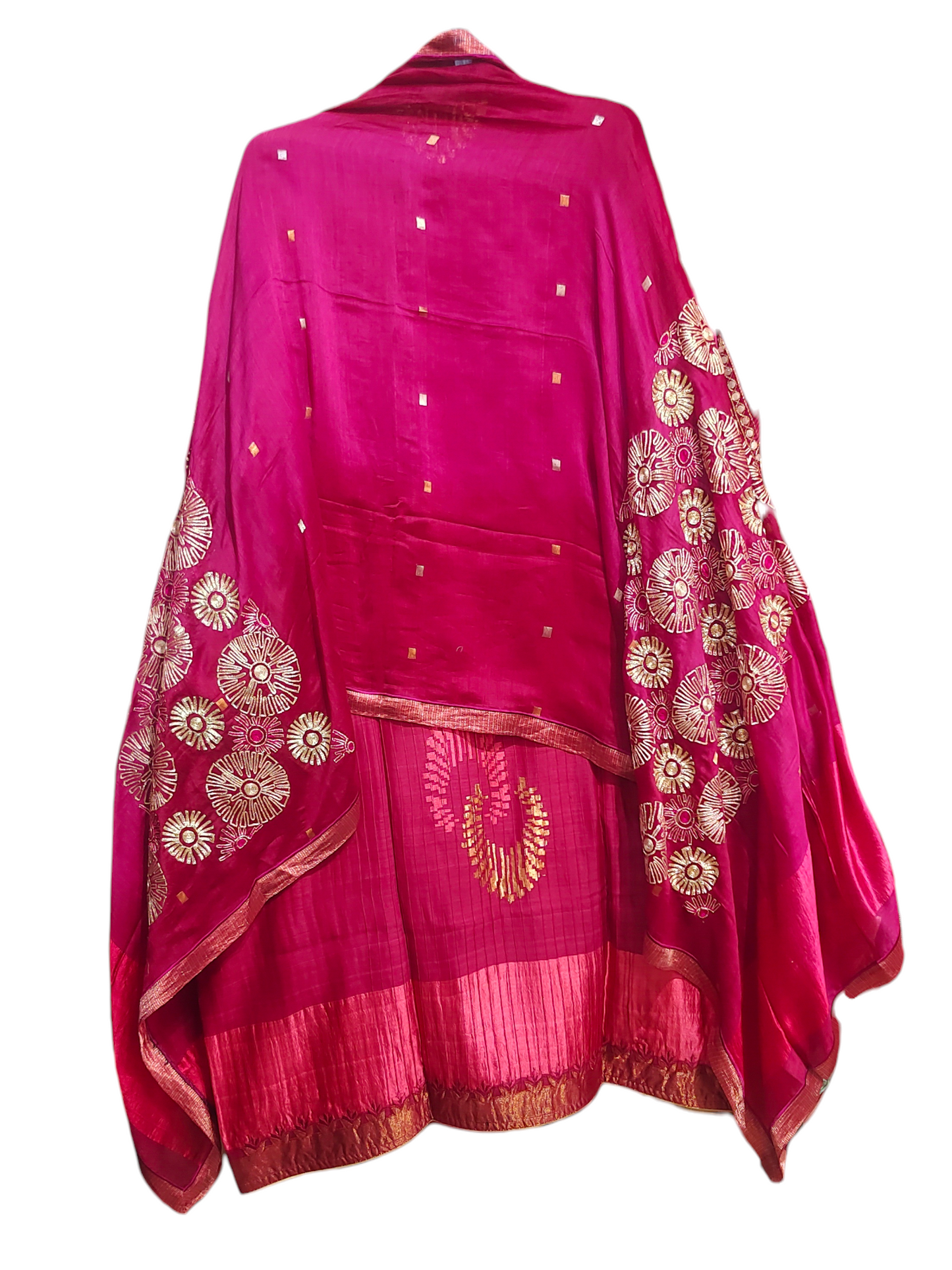 Semi Stitched Formal chanderi Suitset