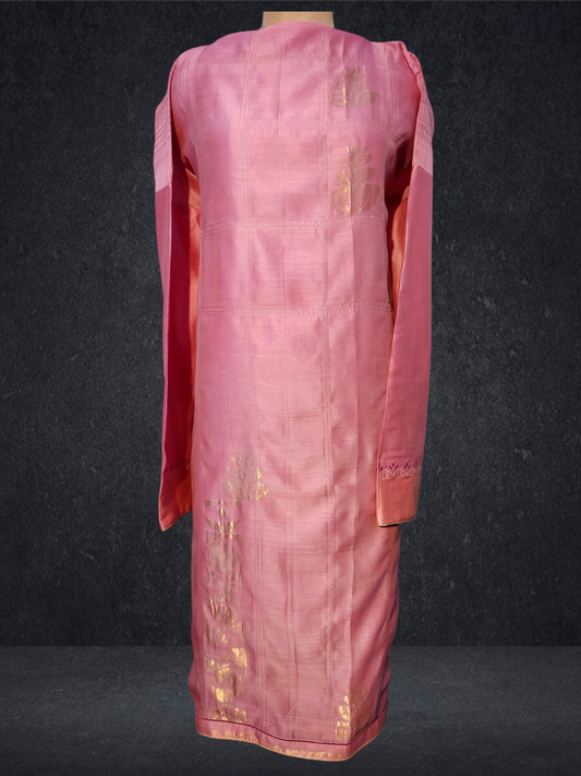 Semi Stitched Chanderi kurta VISHAL KAPUR