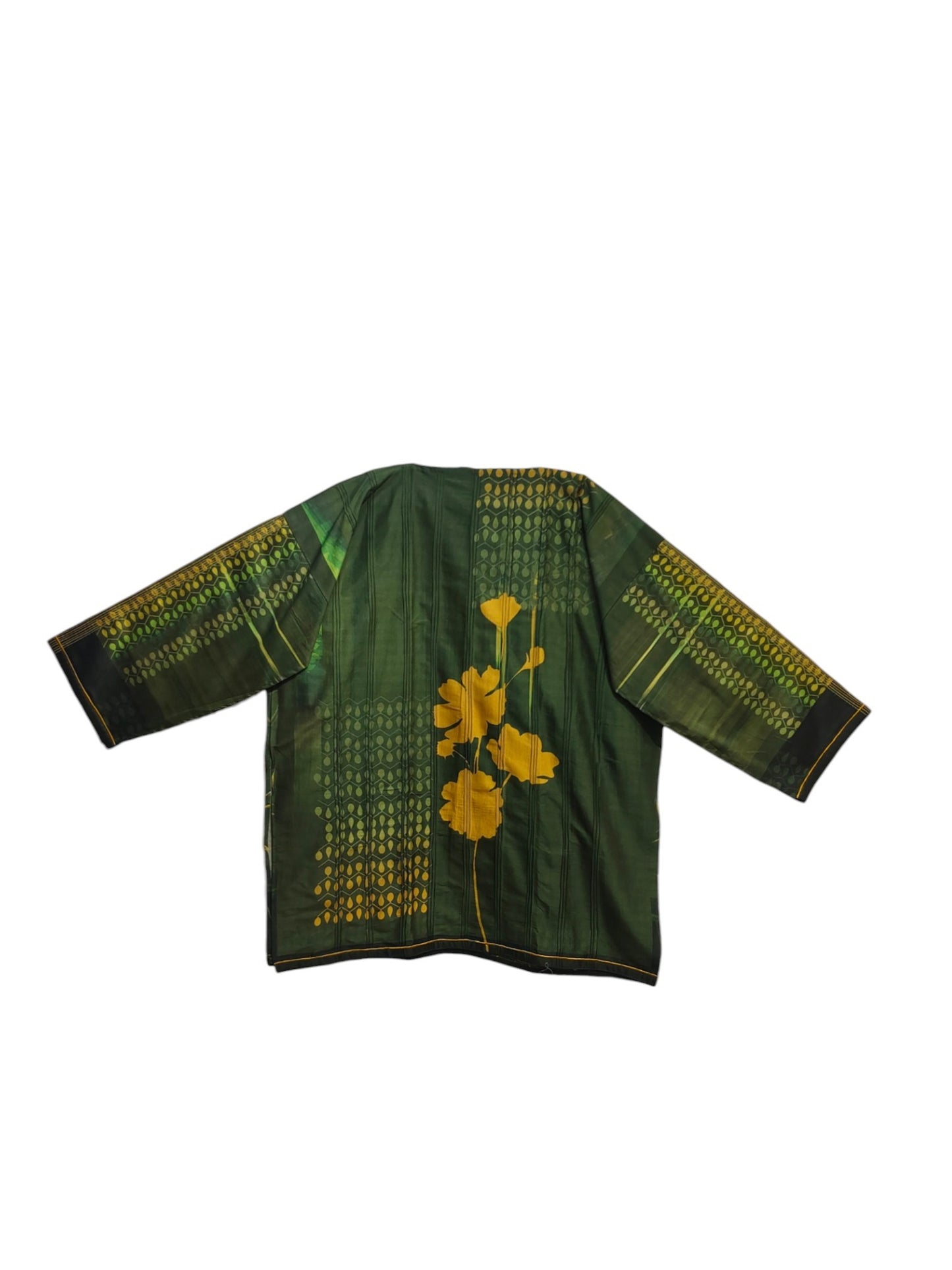 Semi Stitched printed chanderi Tunic