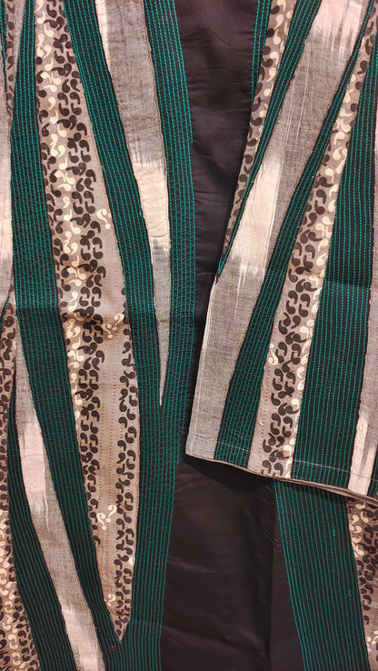 Semi Stitched Chanderi Casual kurta