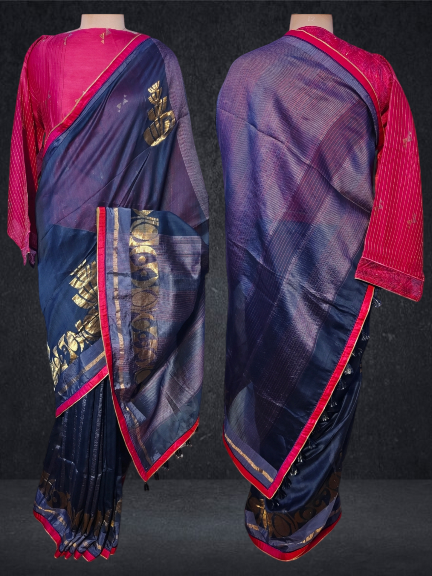 Formal Chanderi Zari Woven Saree