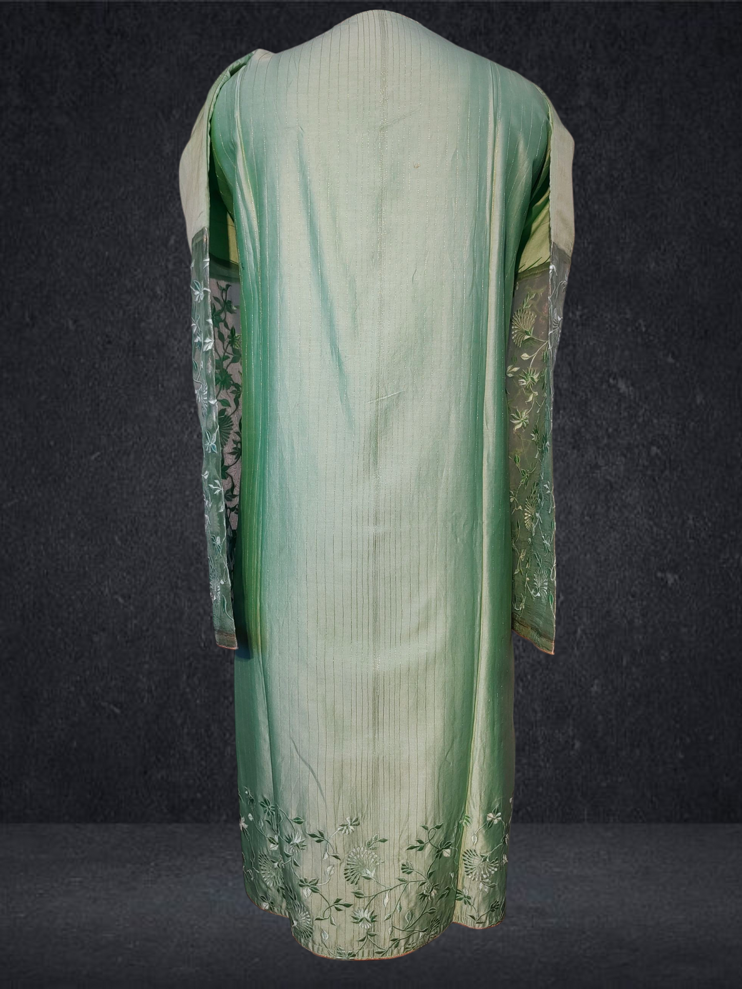 Semi Stitched Formal chanderi Kurta