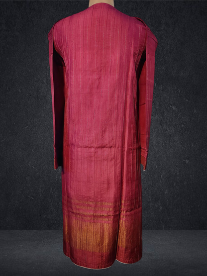 Semi Stitched Chanderi kurta VISHAL KAPUR