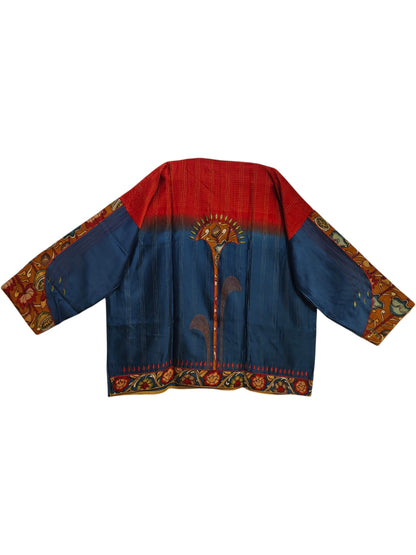 Semistitched Chanderi Jacket