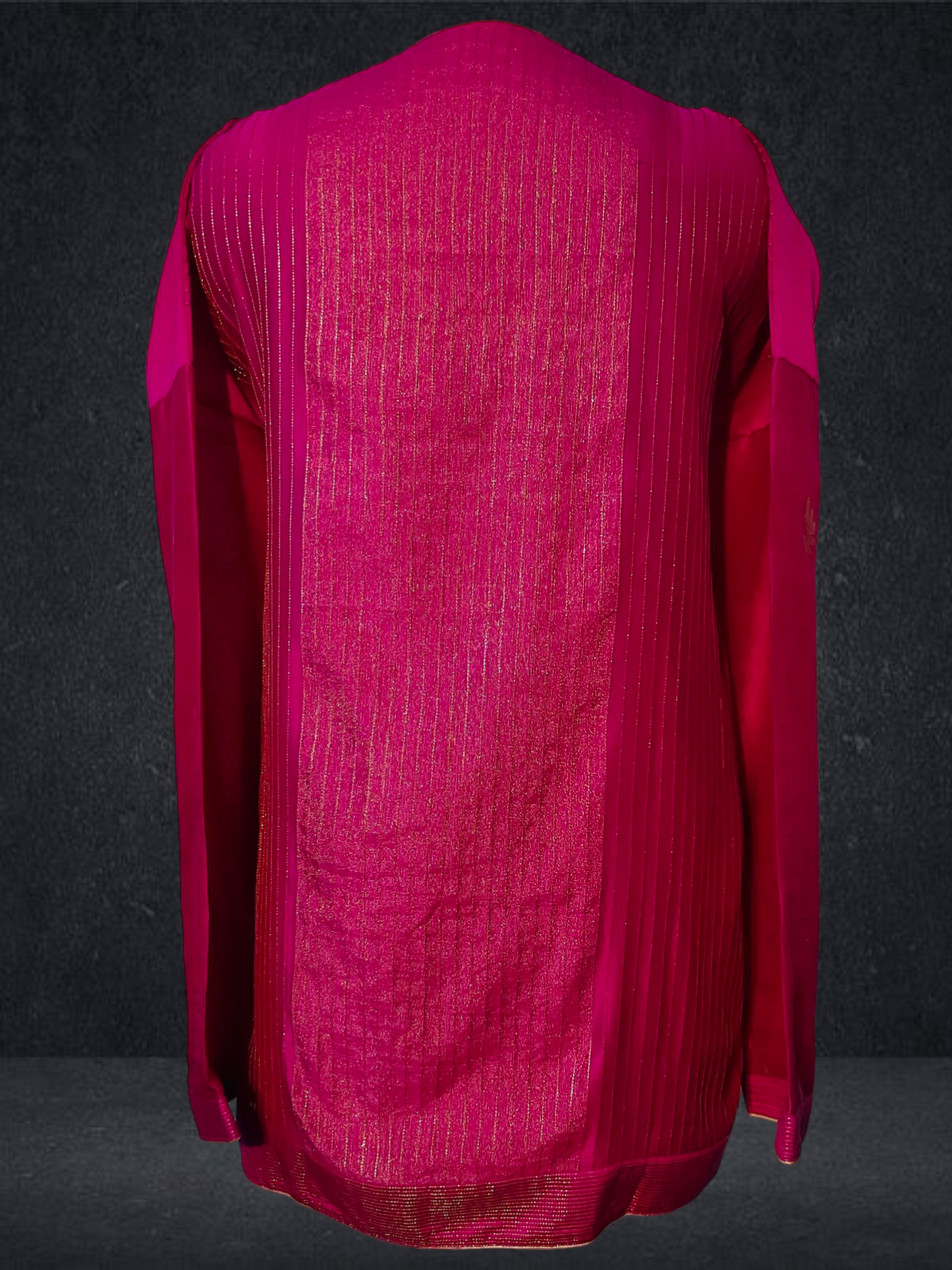 Semi Stitched Chanderi Zariwoven Short Tunic VISHAL KAPUR STUDIO
