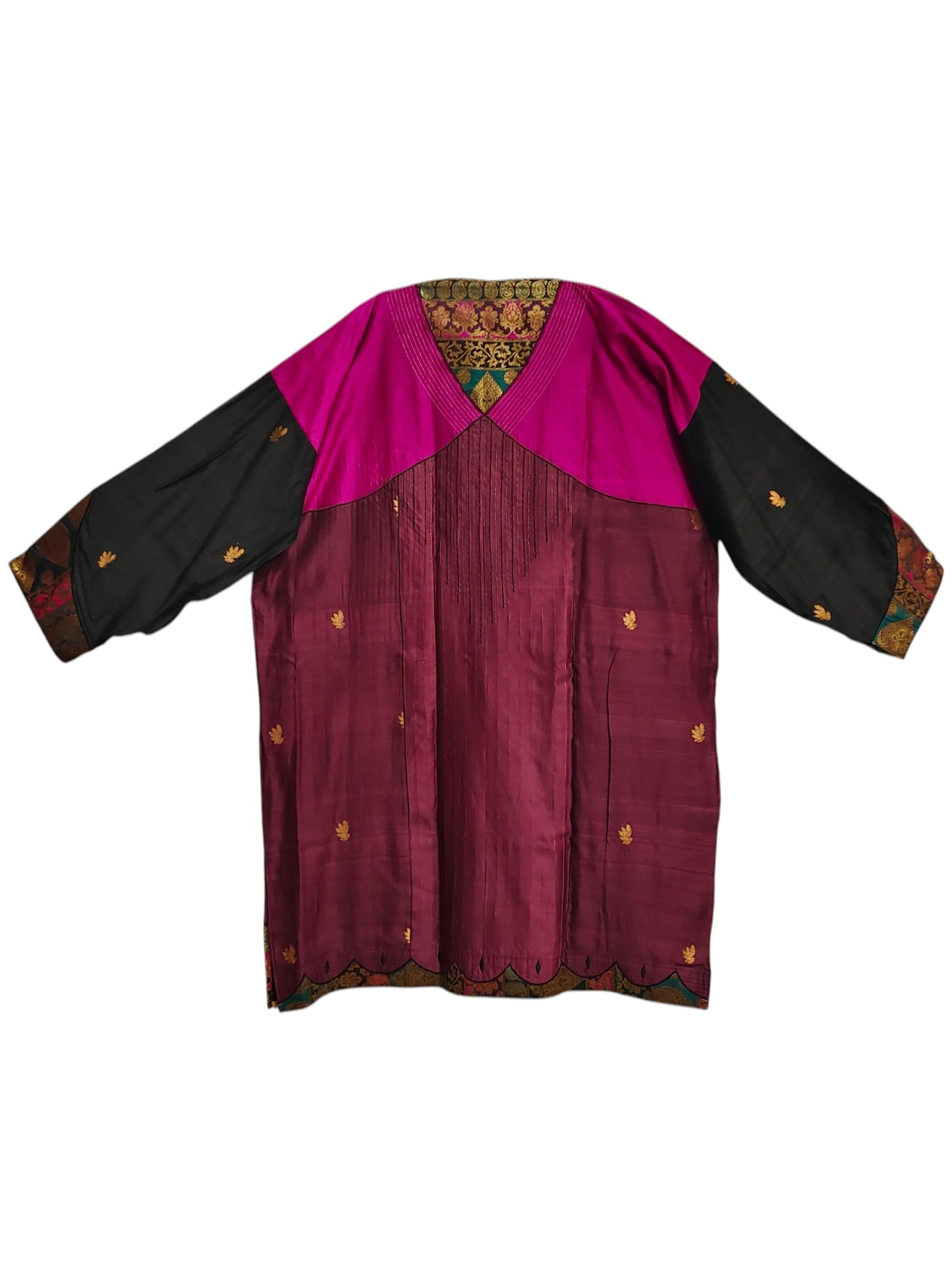 Semi Stitched Chanderi Formal Suitset