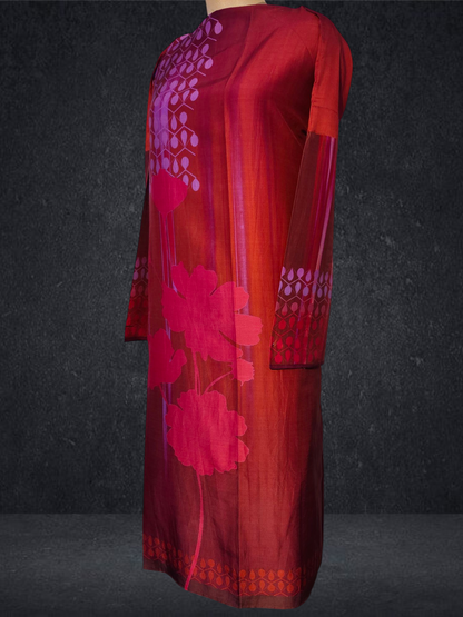 Semi Stitched Chanderi Kurta VISHAL KAPUR