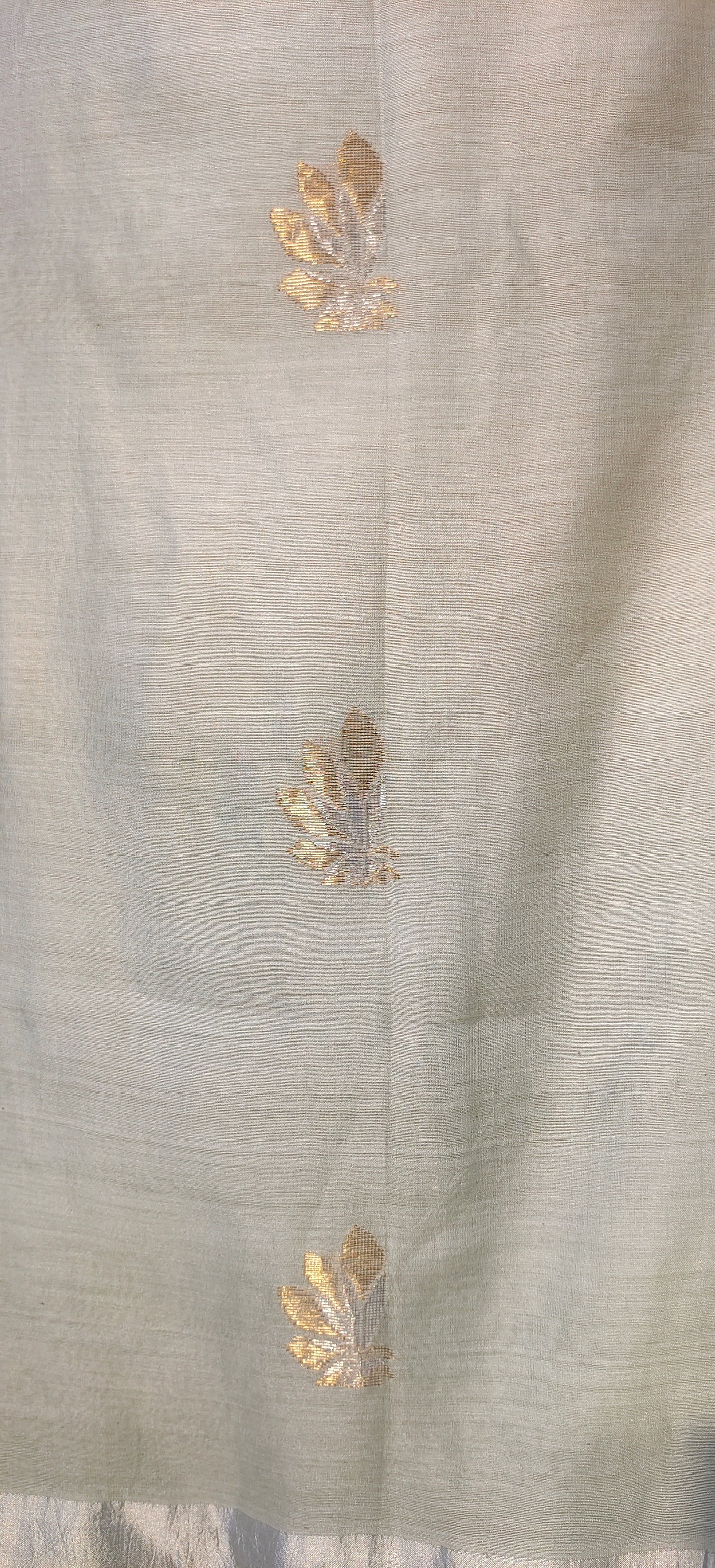 Semi Stitched Chanderi kurta