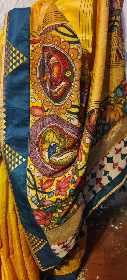 Formal Kalamkari silk saree