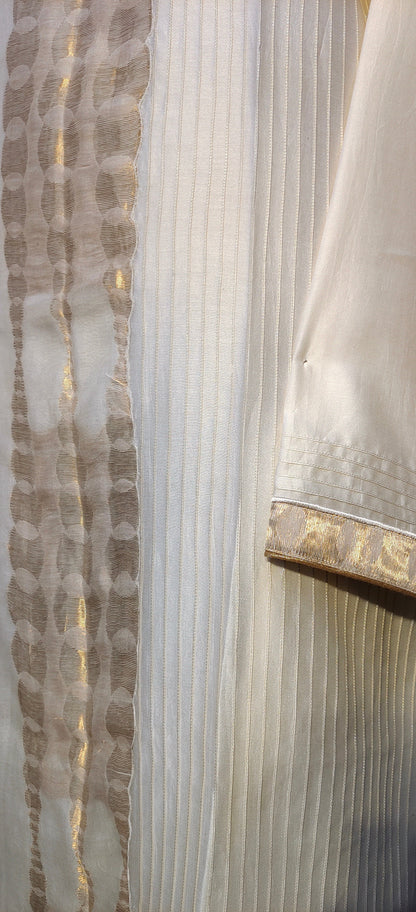 Semi Stitched Chanderi kurta VISHAL KAPUR