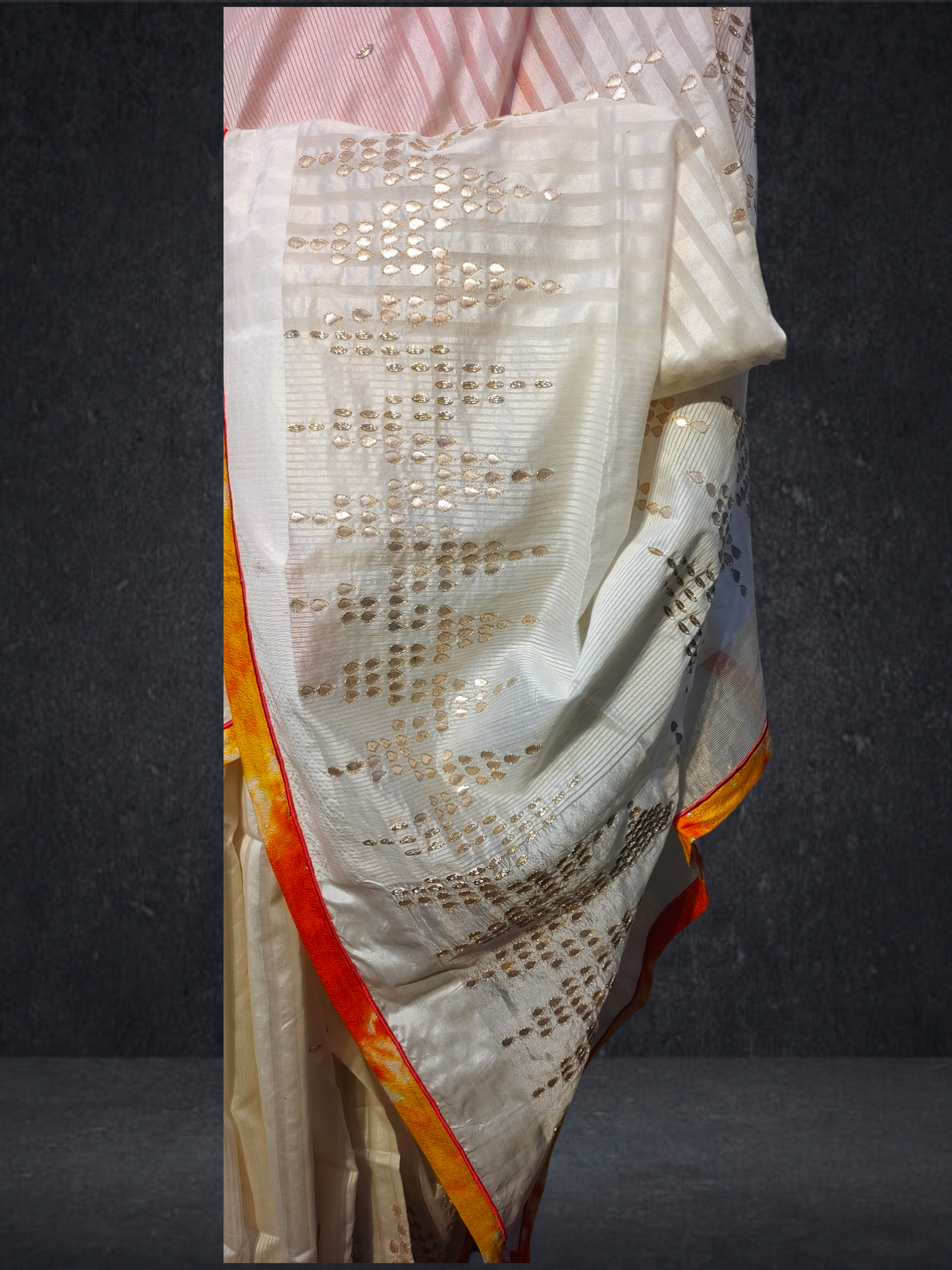 Formal Chanderi Gota Patti Saree