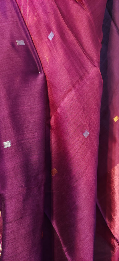 Semi Stitched Formal chanderi Suitset