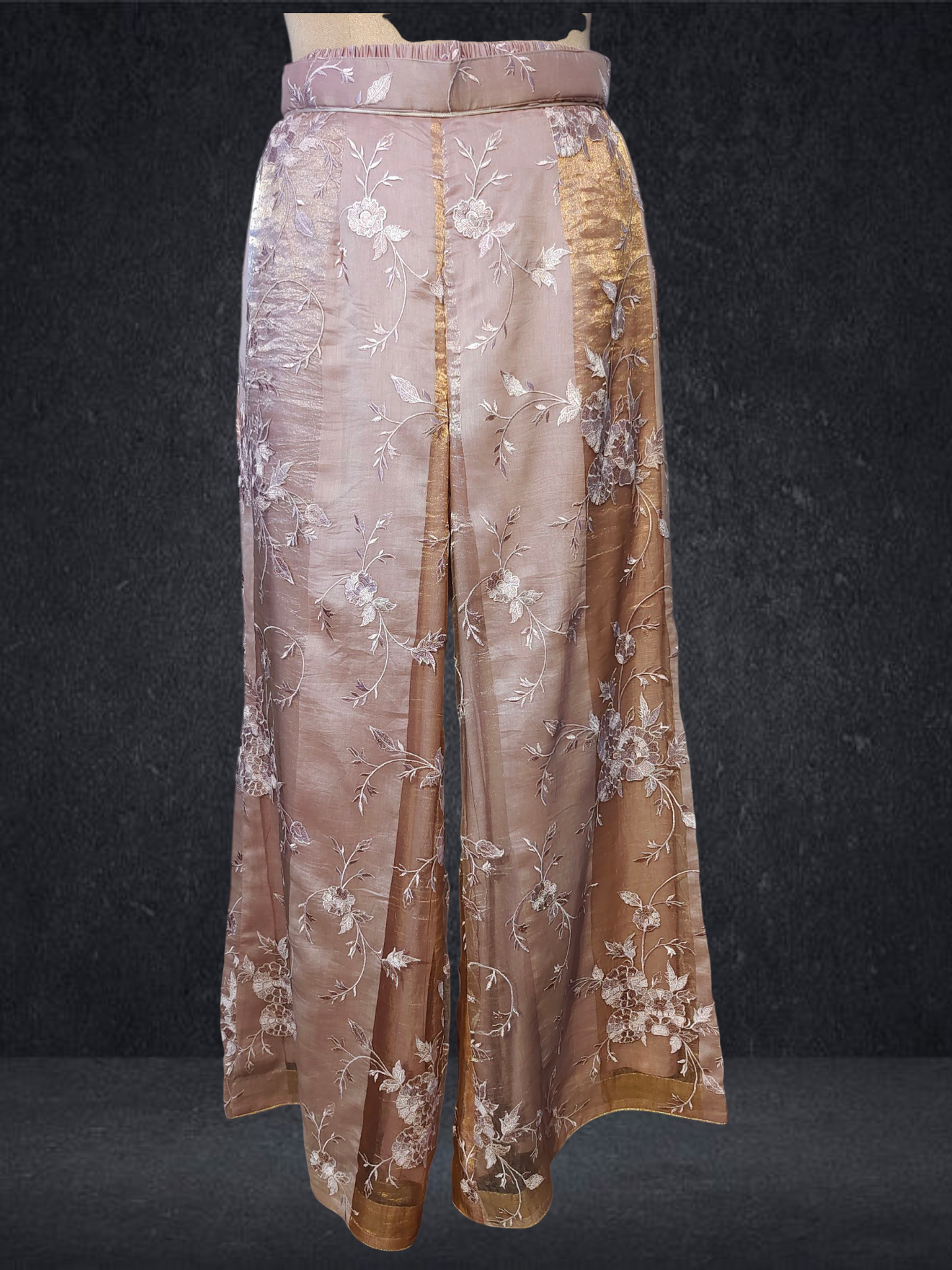 Stitched Chanderi Long Dress