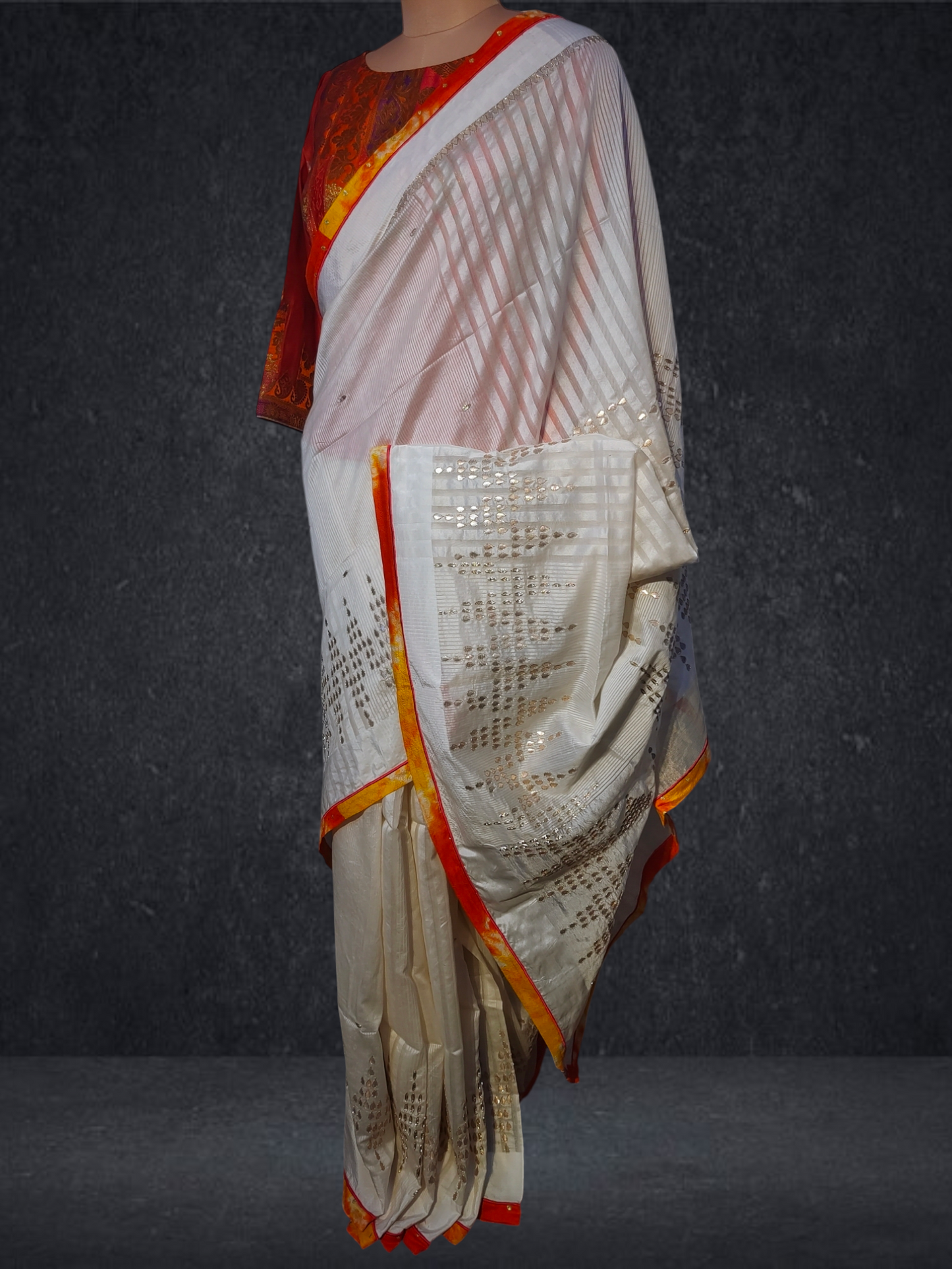 Formal Chanderi Gota Patti Saree