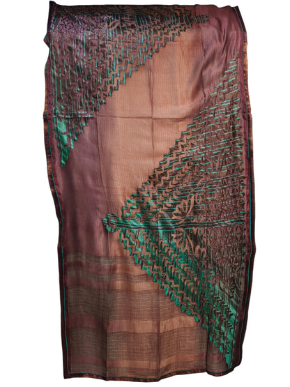 Semi Stitched Chanderi Formal Suitset