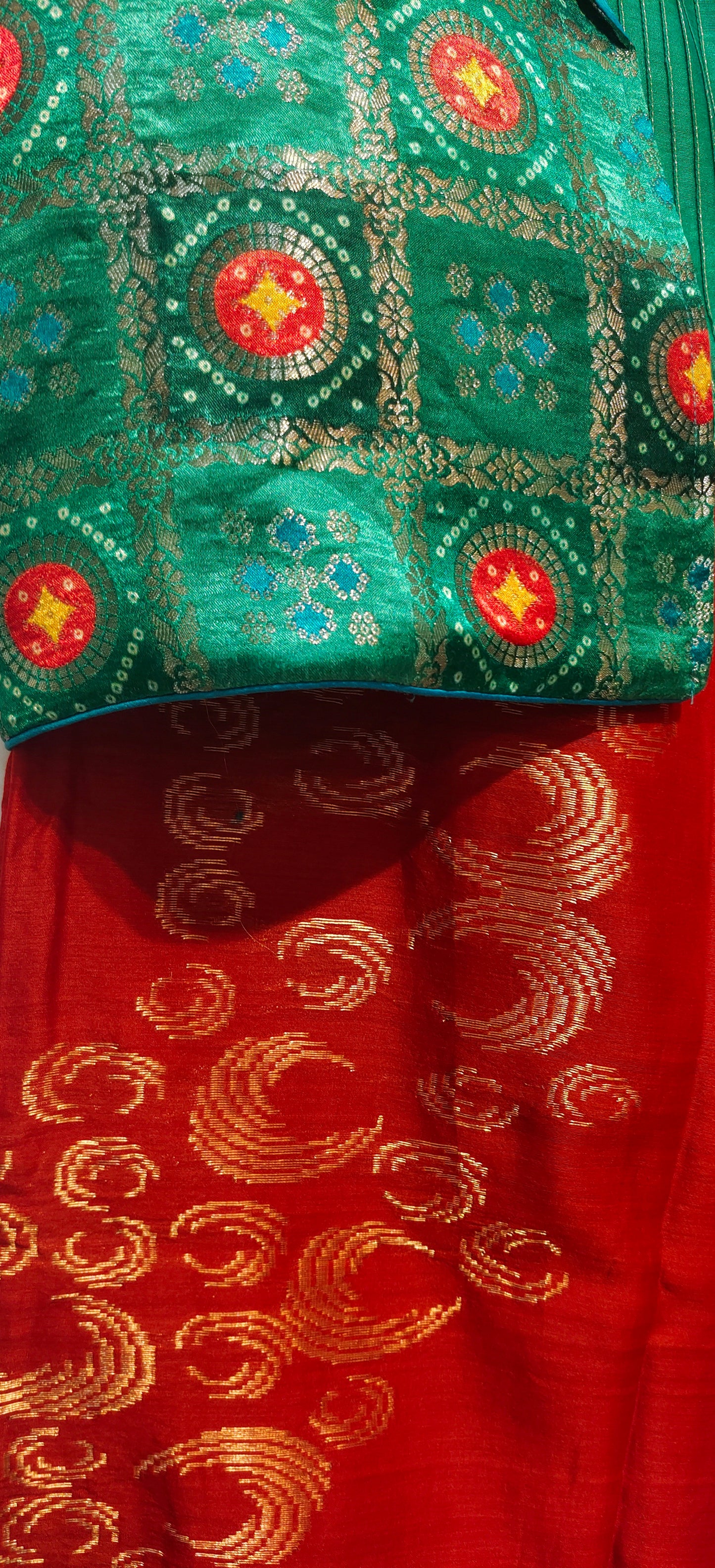 Indowestern chanderi formal coordset