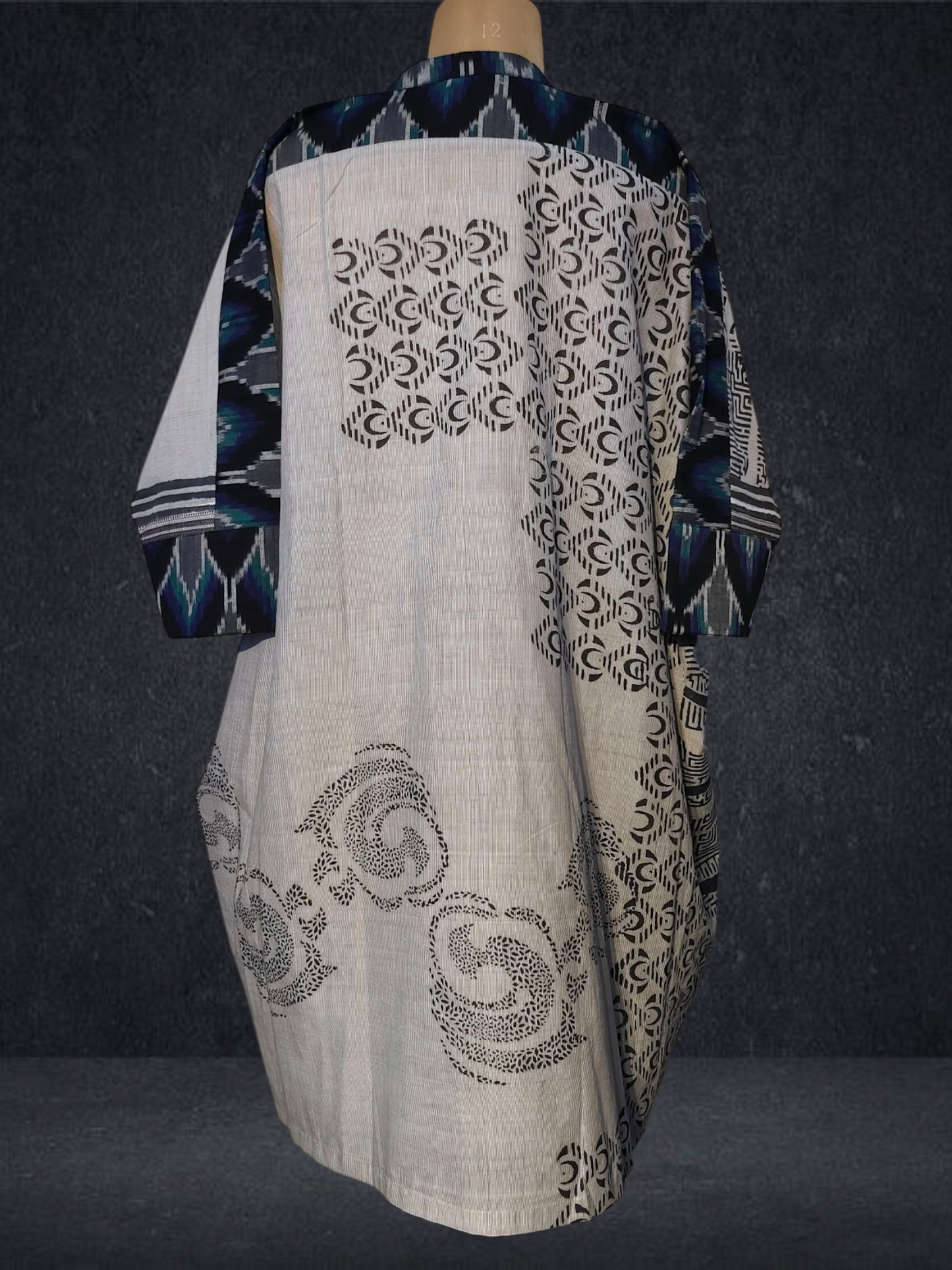 Stitched Block Printed Short Tunic