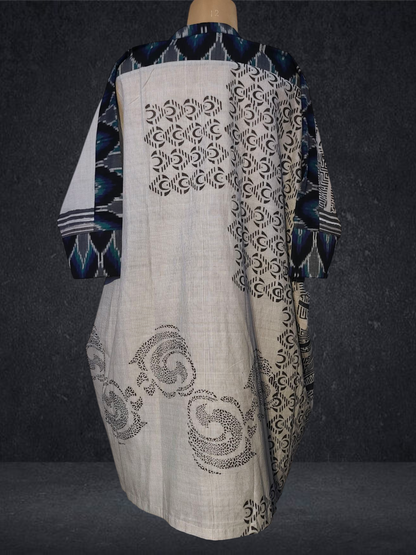 Stitched Block Printed Short Tunic
