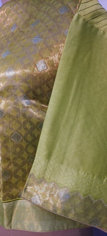 Semistitched Chanderi Ɓlouse