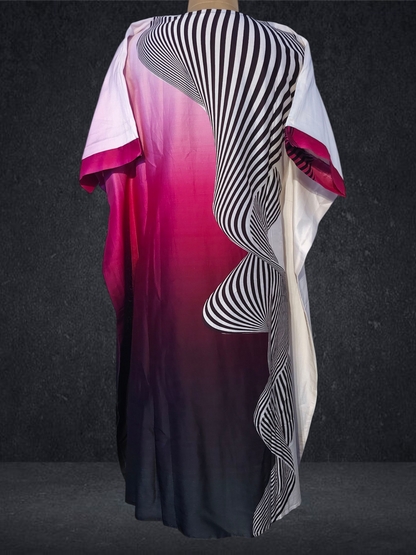 Stitched Chanderi Digital Printed Kaftan VISHAL KAPUR STUDIO