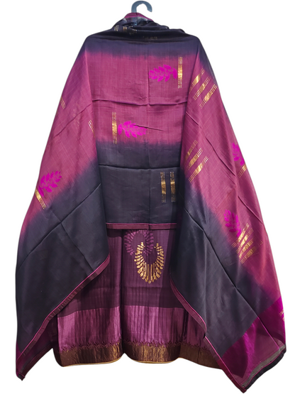 Semi Stitched Formal chanderi Suitset