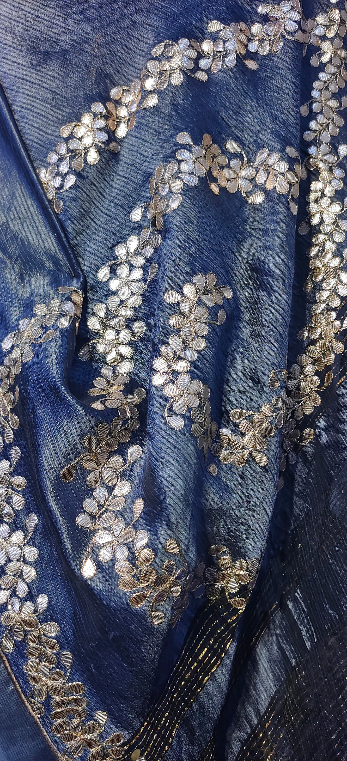 Semi Stitched Formal chanderi Suitset