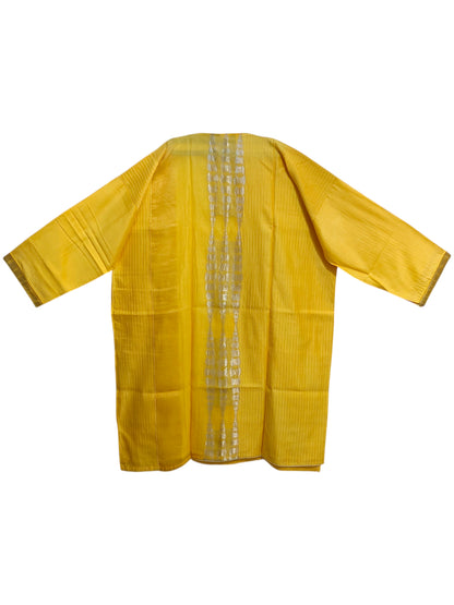 Semi Stitched Chanderi  Formal kurta