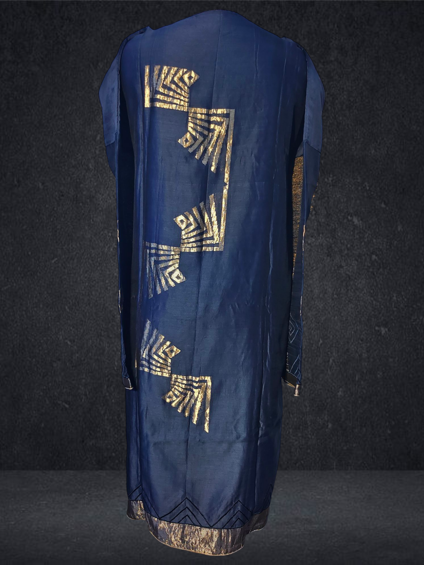 Semi Stitched Chanderi formal Suitset