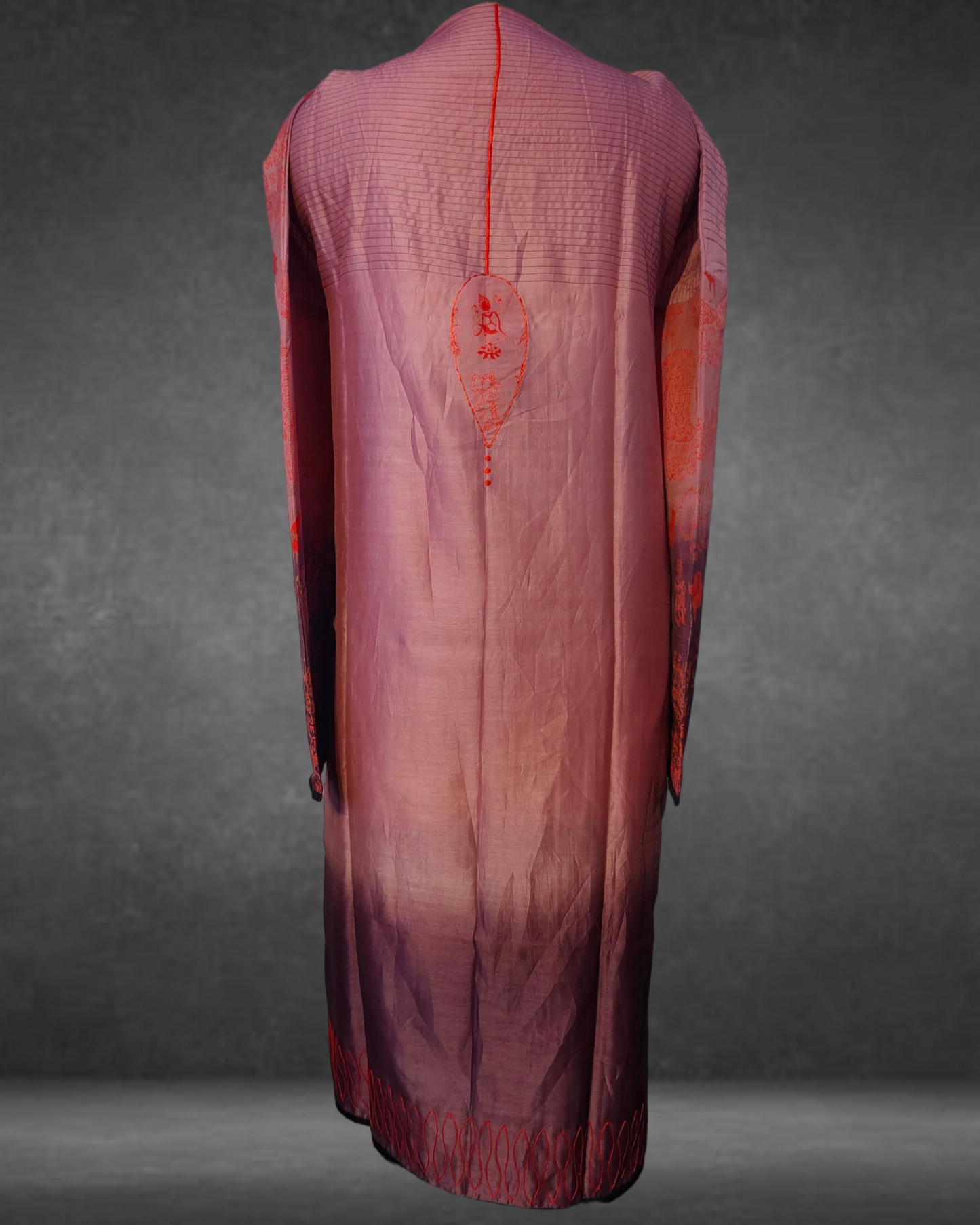 Semi Stitched Formal Chanderi kurta VISHAL KAPUR