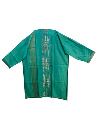 Semi Stitched Chanderi Formal Suitset
