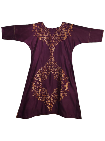 Indowestern chanderi formal dress- Ready size 42