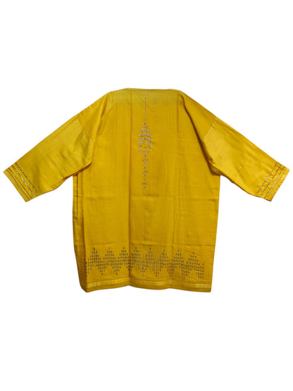 Semi Stitched Chanderi Formal Suitset