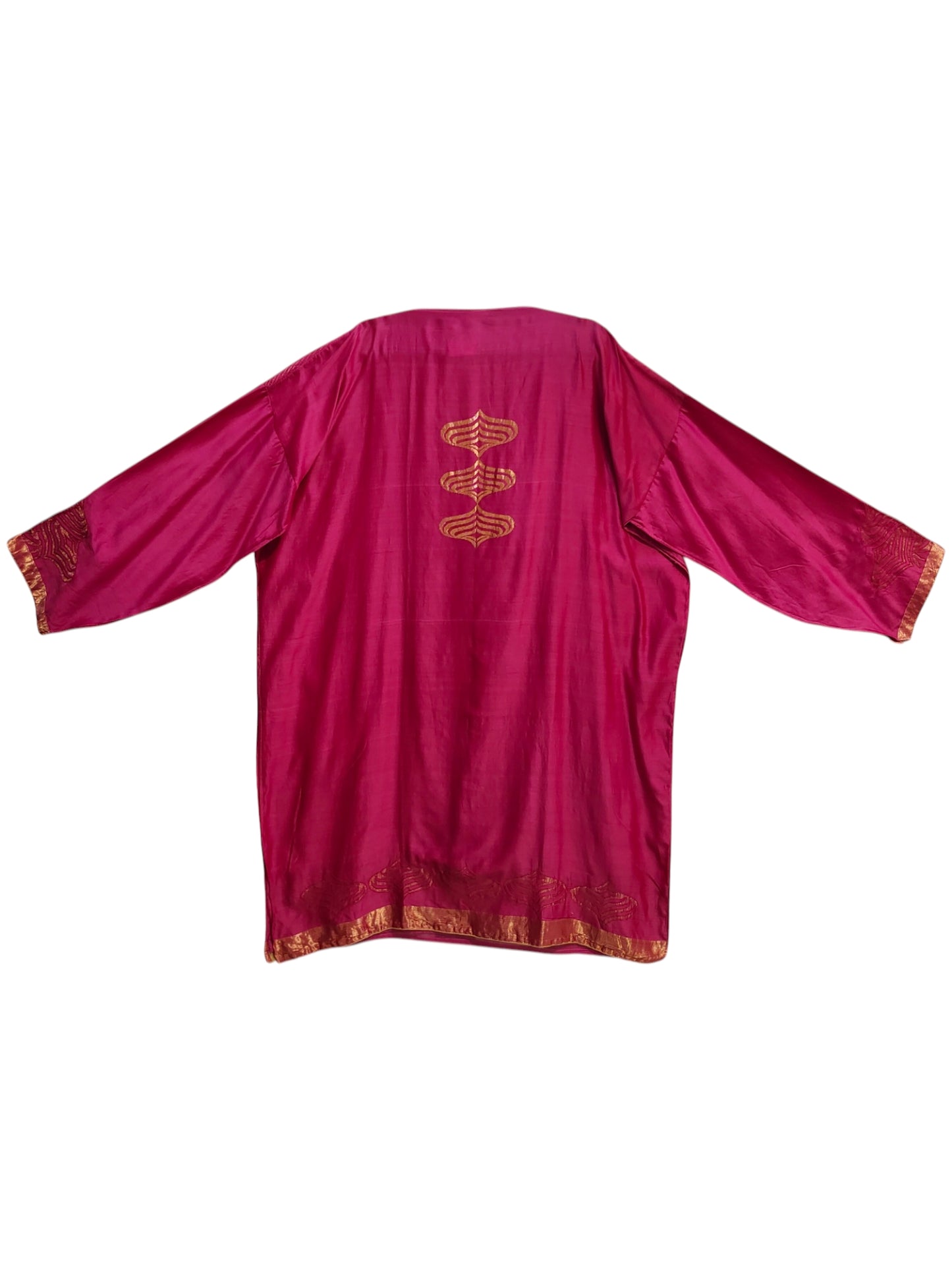 Semi Stitched Chanderi Formal Suitset