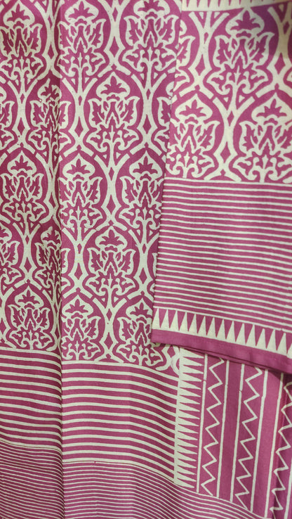 Semi Stitched Chanderi Casual kurta