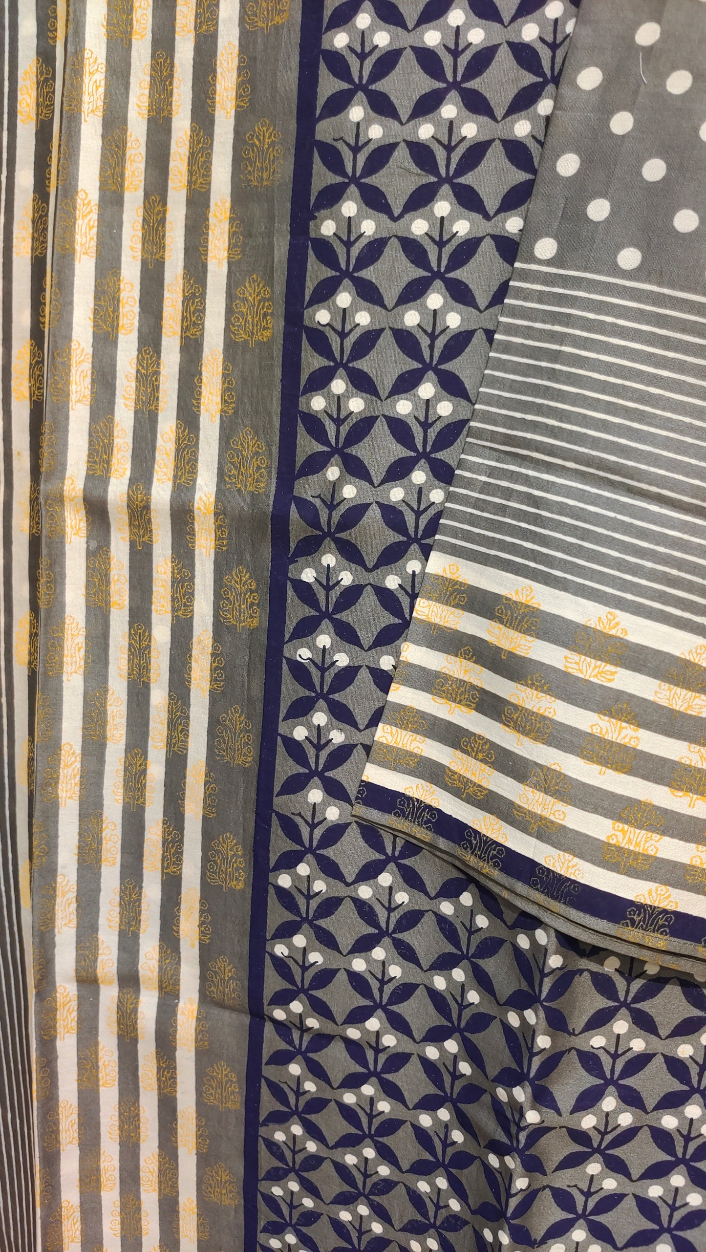 Semi Stitched Chanderi Casual kurta
