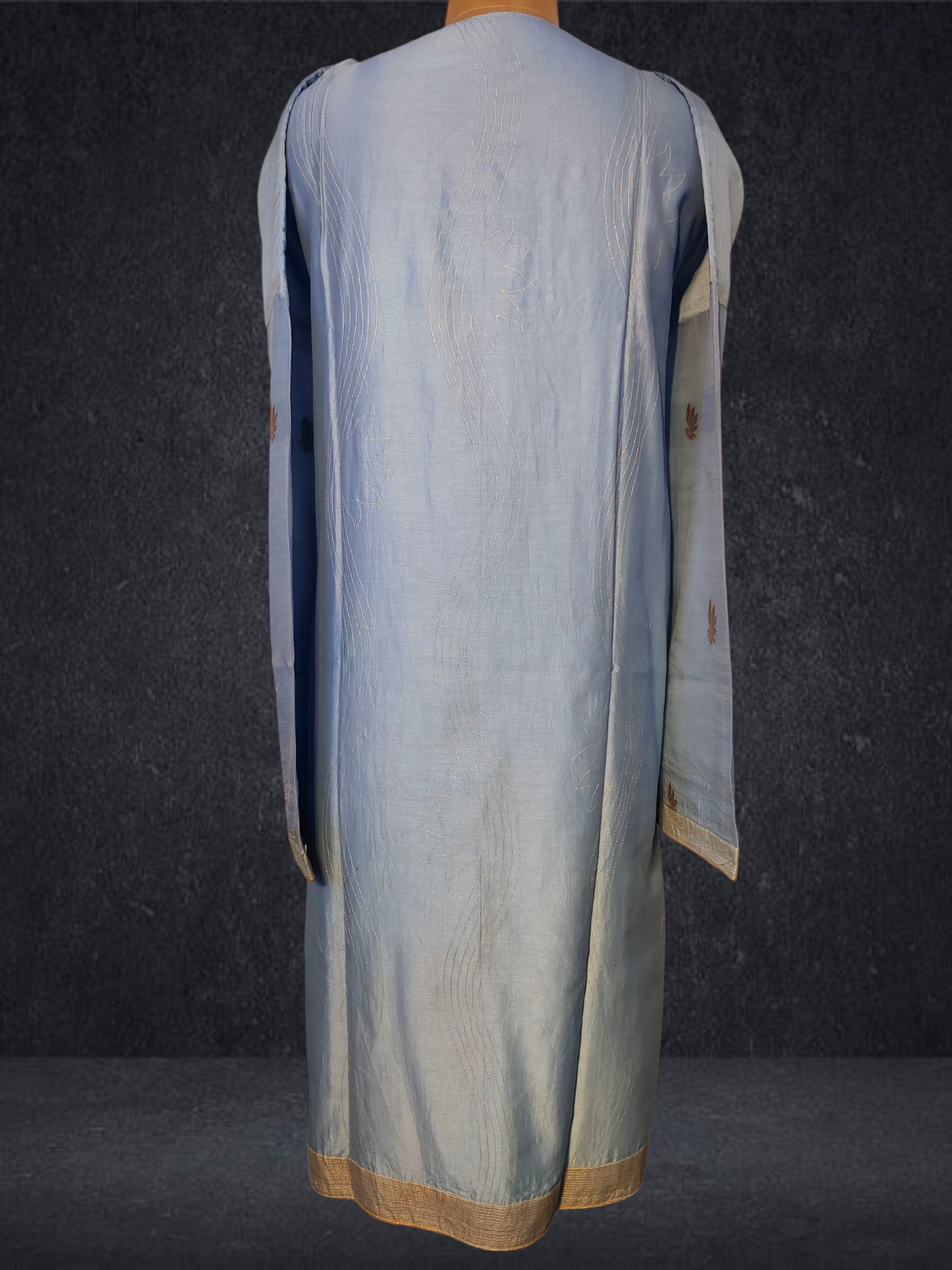 Semi Stitched Formal chanderi Suitset VISHAL KAPUR