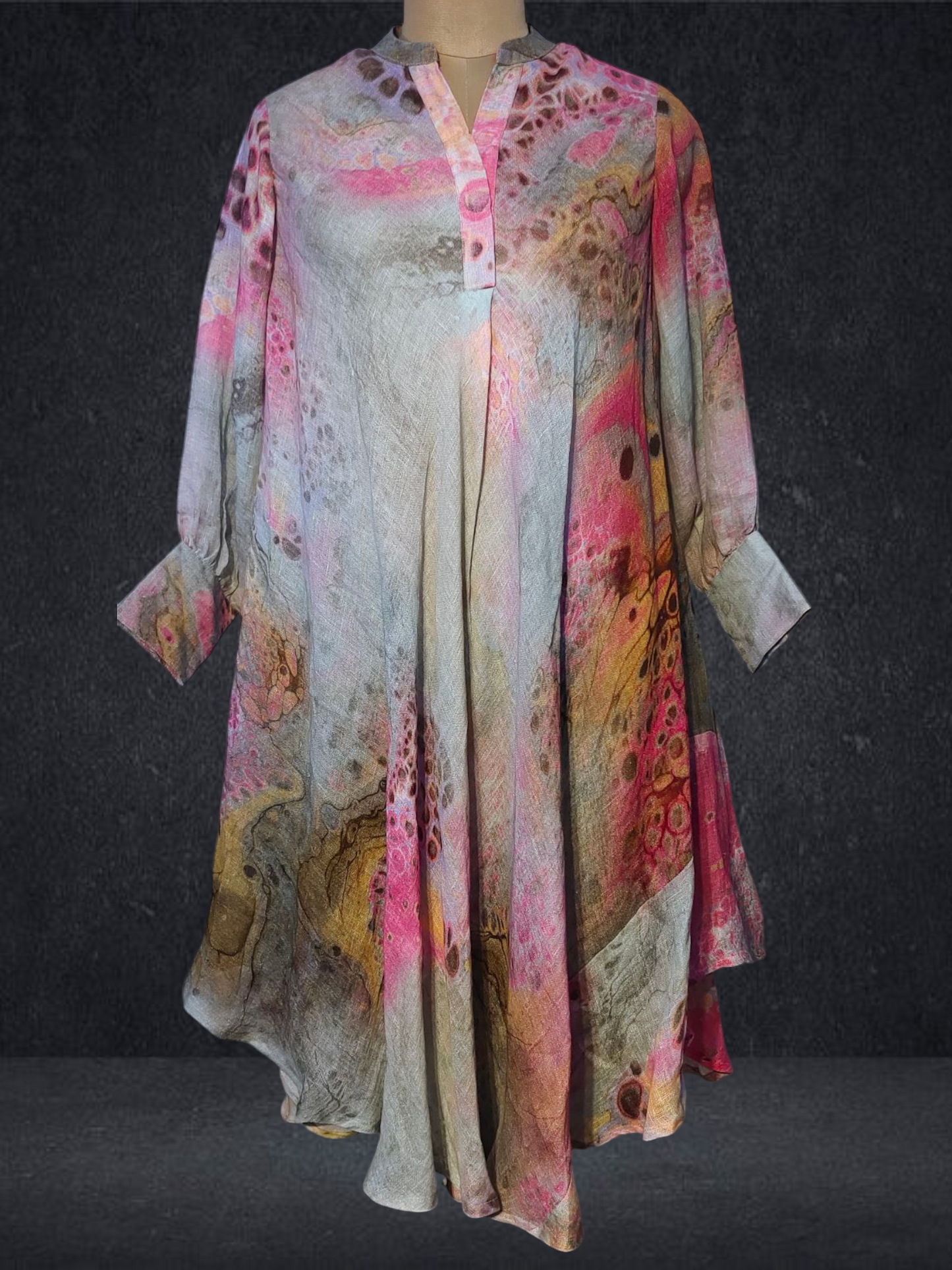 Stitched Digital Printed Short Tunic VISHAL KAPUR STUDIO