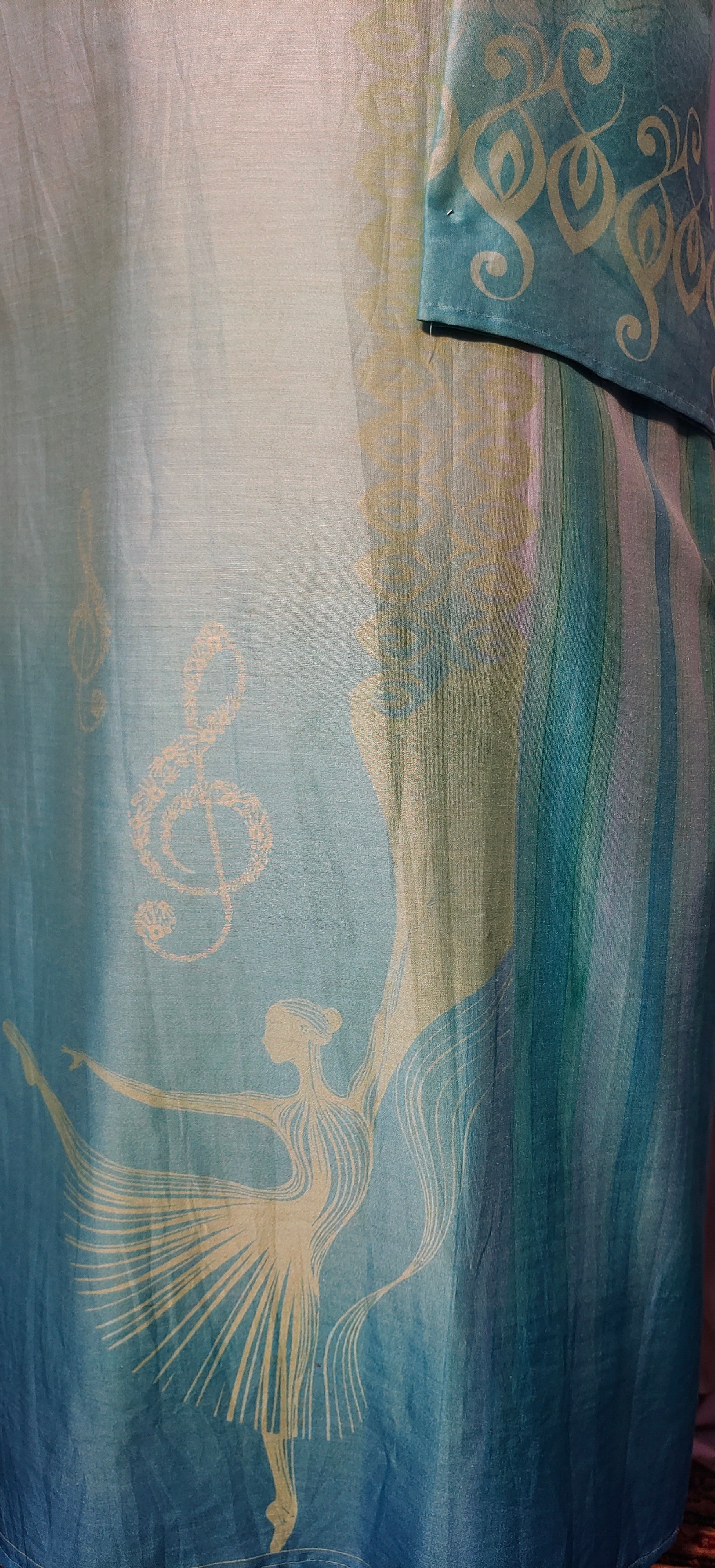 Semi Stitched Chanderi kurta VISHAL KAPUR