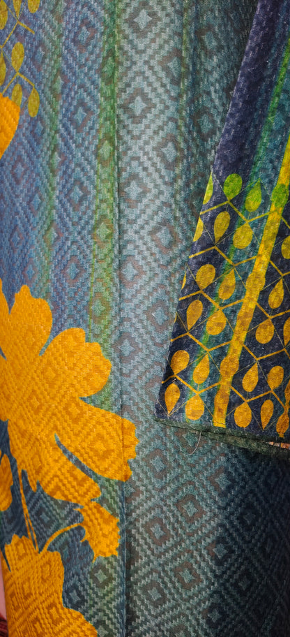 Semi Stitched Chanderi Kurta