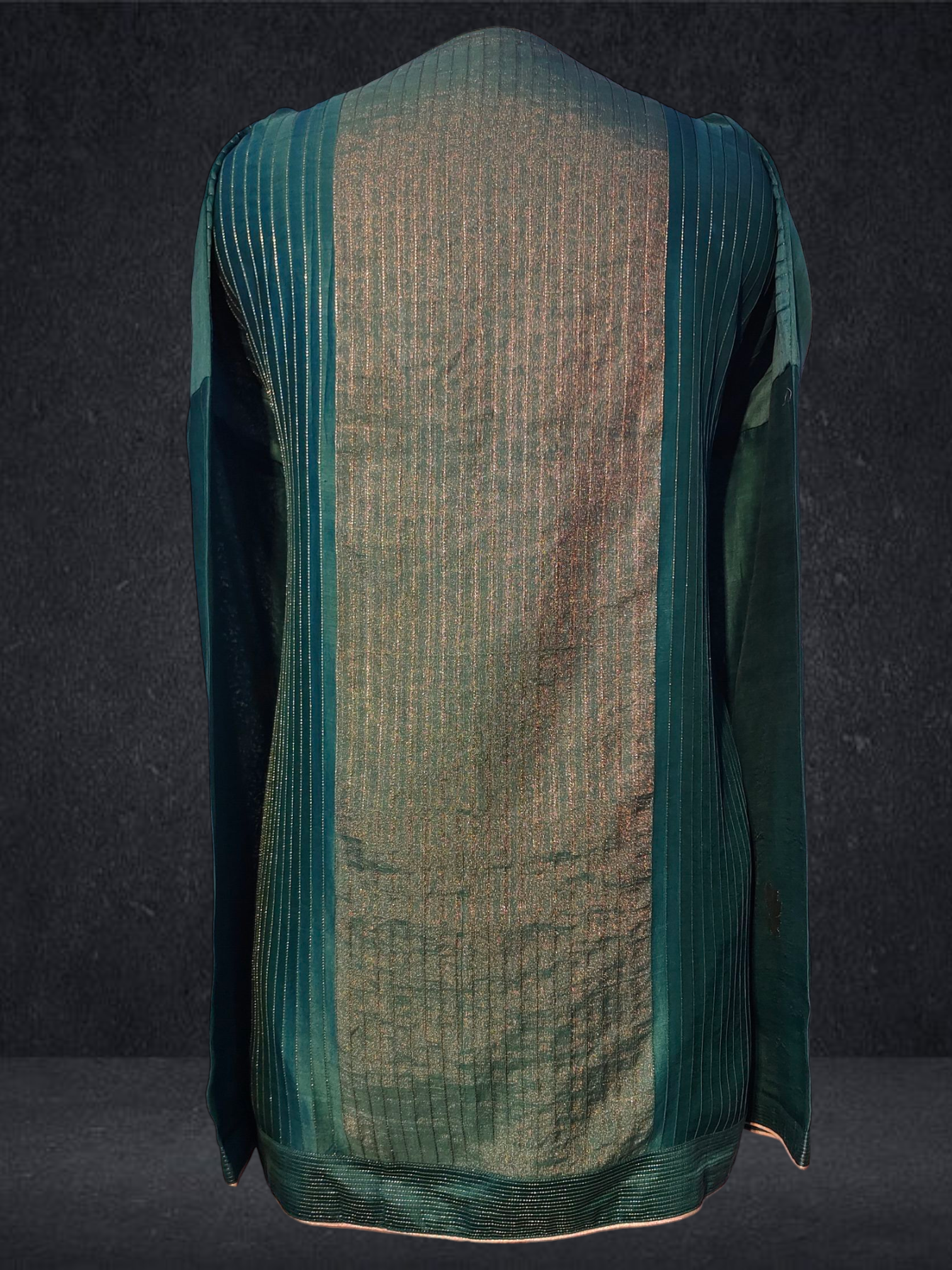Semi Stitched Chanderi Zariwoven Short Tunic VISHAL KAPUR STUDIO